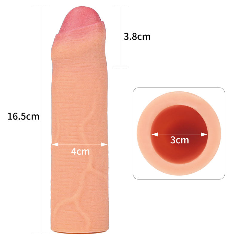 Nature Extender 1'' Silicone Uncut Sleeve