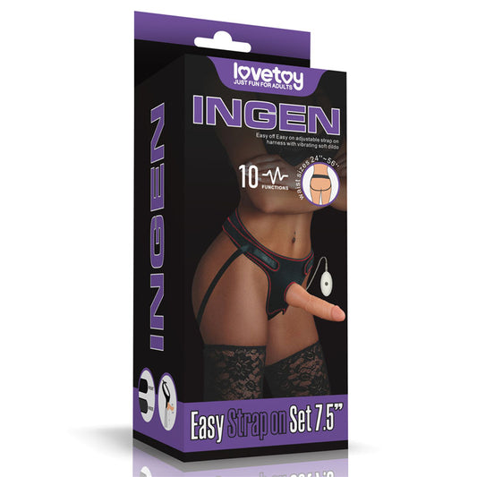 Ingen Vibrating Easy Strap-On Set