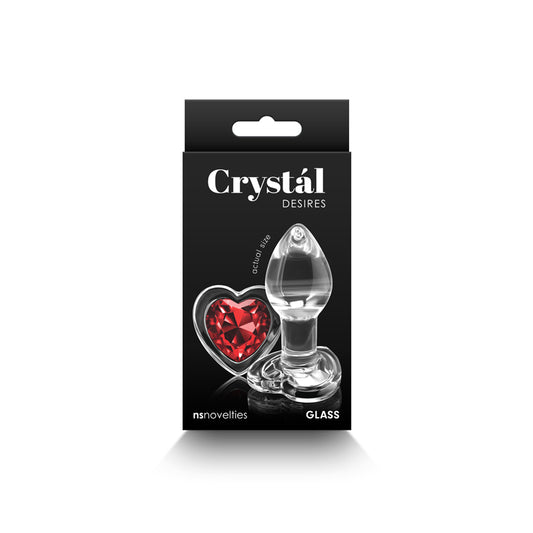 Crystal Desires - Red Heart - Small