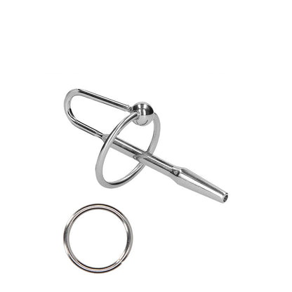 OUCH! Urethral Sounding - Metal Plug with Ring