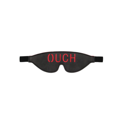 OUCH!  & White Bonded Leather Eye-Mask ''Ouch''