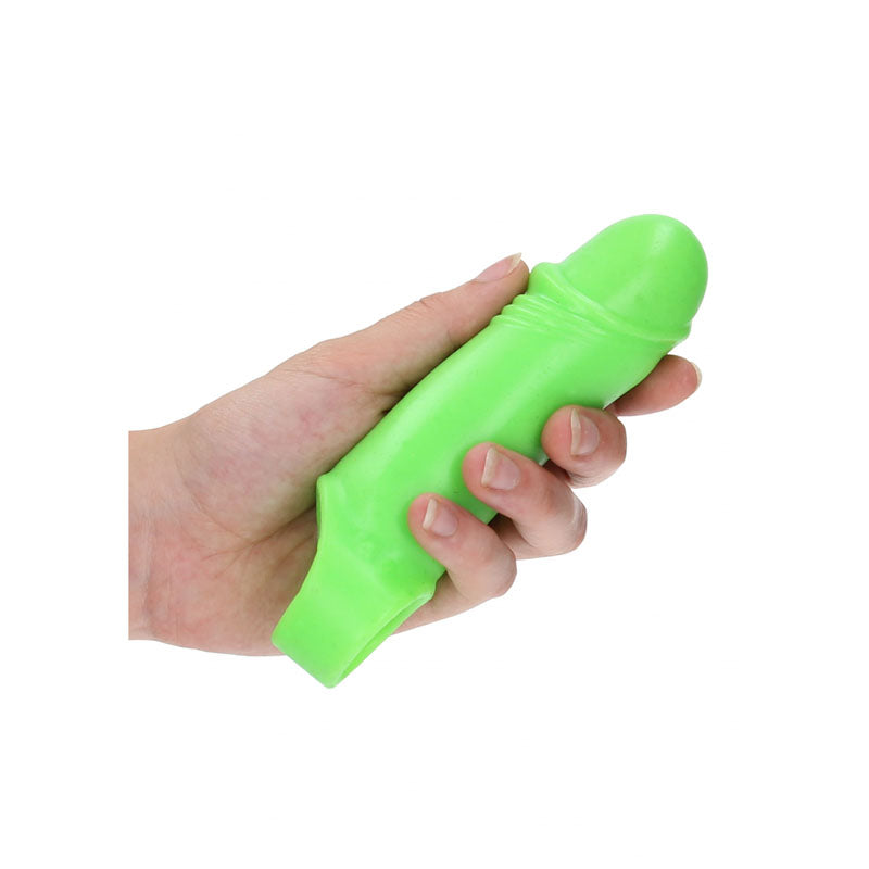 OUCH! Glow In The Dark Smooth Thick Stretchy Penis Sleeve