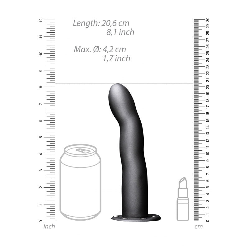 OUCH! Curved Hollow Strap-on - 8in/20cm