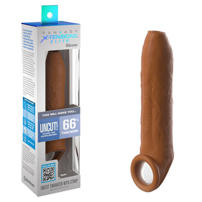 Fantasy X-Tensions Elite Uncut Enhancer with Strap - Tan