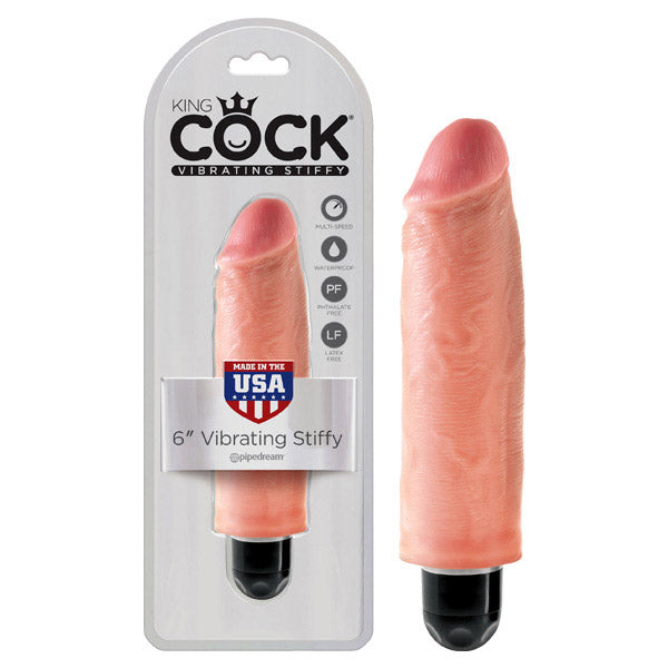 King Cock 6'' Vibrating Stiffy