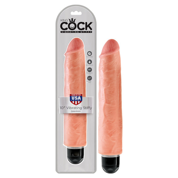 King Cock 10'' Vibrating Stiffy