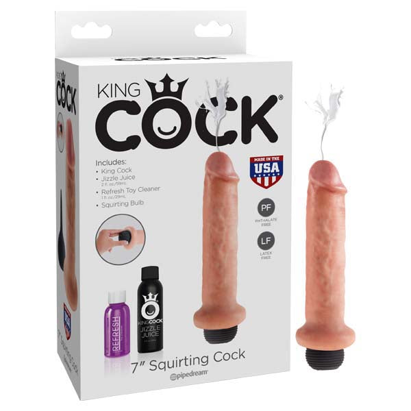 King Cock 7'' Squirting Cock