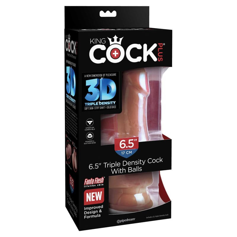 King Cock Plus 6.5'' Triple Density Cock with Balls