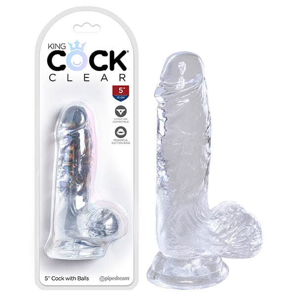 King Cock  5'' Cock with Balls