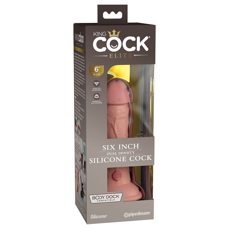 King Cock Elite 6'' Dual Density Cock -