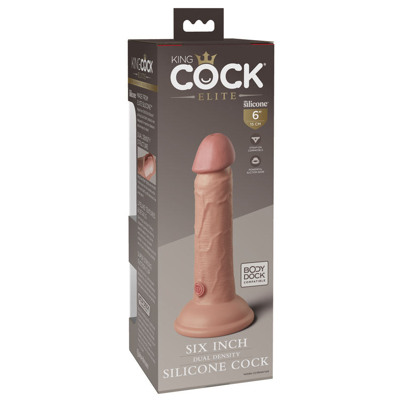 King Cock Elite 6'' Dual Density Cock -