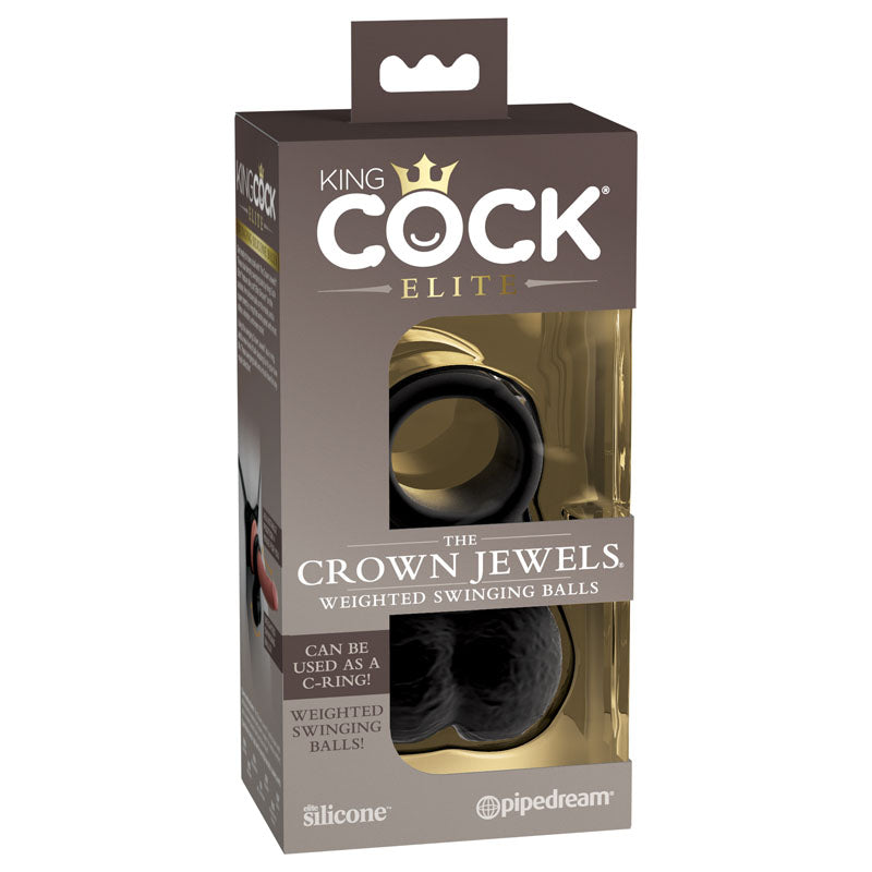 King Cock Elite Swinging Silicone Balls