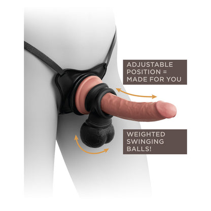 King Cock Elite Swinging Silicone Balls