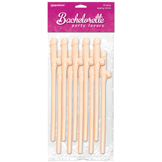 Bachelorette Party Favors - Dicky Sipping Straws