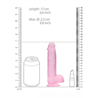 RealRock 6'' Realistic Dildo With Balls