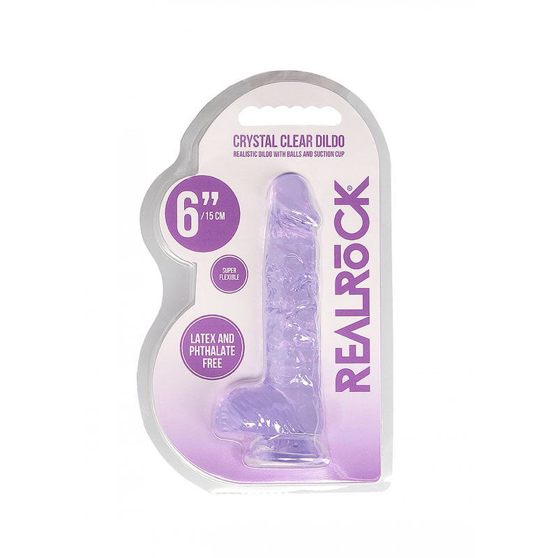 RealRock 6'' Realistic Dildo With Balls