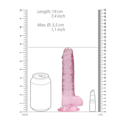 RealRock 7'' Realistic Dildo With Balls