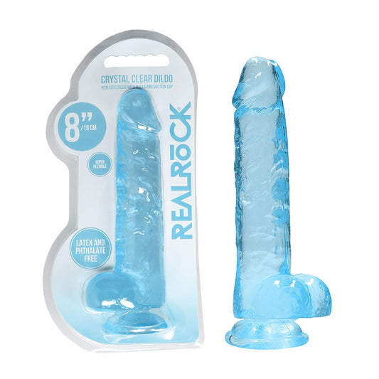 RealRock 8'' Realistic Dildo With Balls
