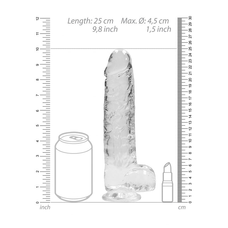 RealRock 9'' Realistic Dildo With Balls