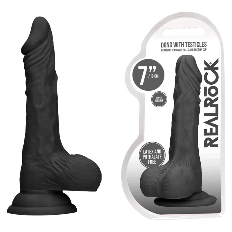 REALROCK 7'' Realistic Dildo With Balls