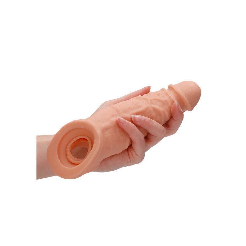 REALROCK 9'' Realistic Penis Extender with Rings