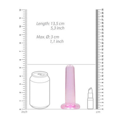 REALROCK Non Realistic Dildo With Suction Cup - 13.5 cm