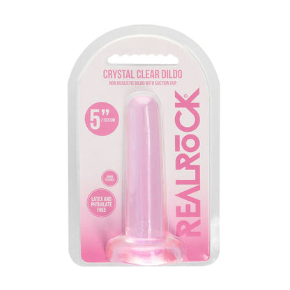 REALROCK Non Realistic Dildo With Suction Cup - 13.5 cm