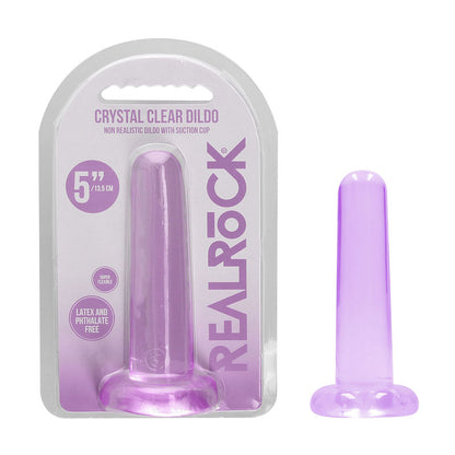 REALROCK Non Realistic Dildo With Suction Cup - 13.5 cm