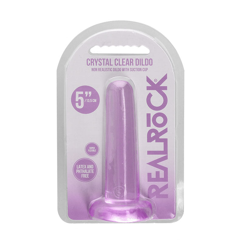 REALROCK Non Realistic Dildo With Suction Cup - 13.5 cm