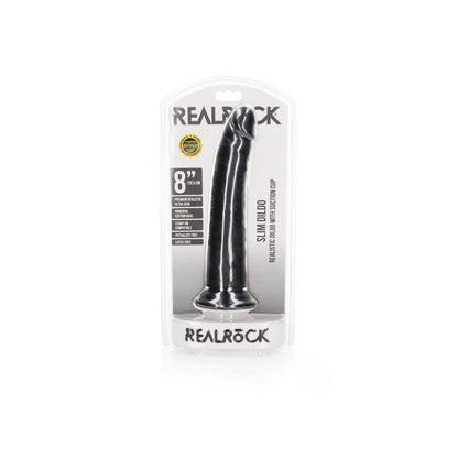 REALROCK Realistic Slim Dildo with Suction Cup - 20.5cm