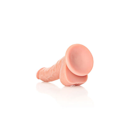 REALROCK Realistic Regular Curved Dong with Balls - 18 cm