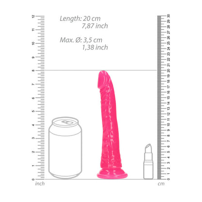 REALROCK 18 cm Slim Glow in the Dark Neon -