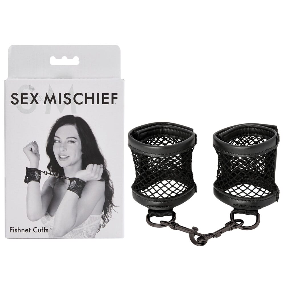 Sex & Mischief Fishnet Cuffs